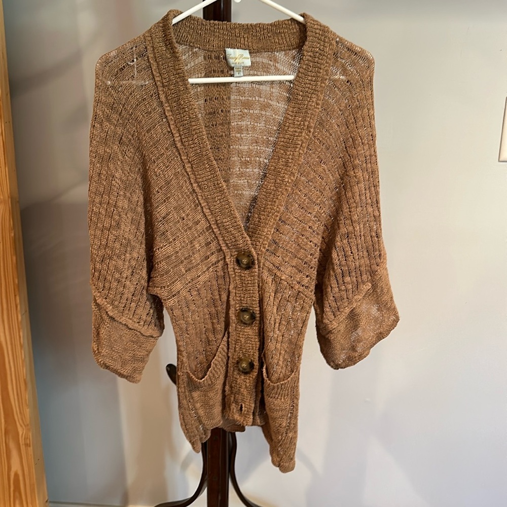 Tracy Reece Brown Cardigan